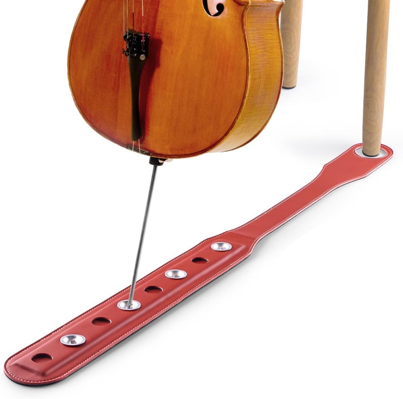 Rockhouse Cello Stopper Accessories, Rock Stop Cello Strap Endpin Anchor Rest Anti Slip Pad Stop Mat Rubber Tip Floor Protector for Cellist Performance, Brown - Image 1